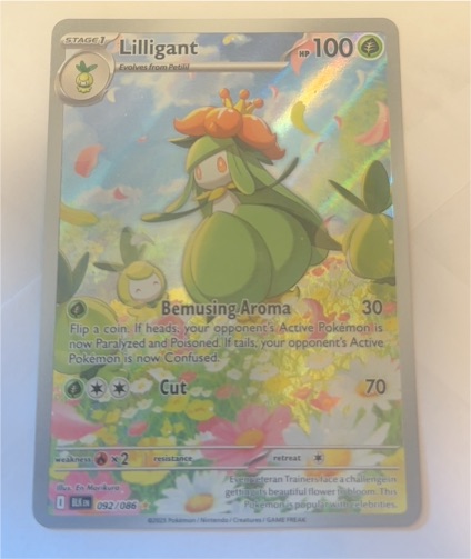 2023 Pokémon SV Black Bolt #092/086 Lilligant — front