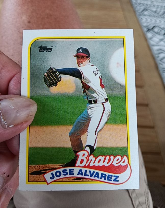 1989 Topps #253 Jose Alvarez — front