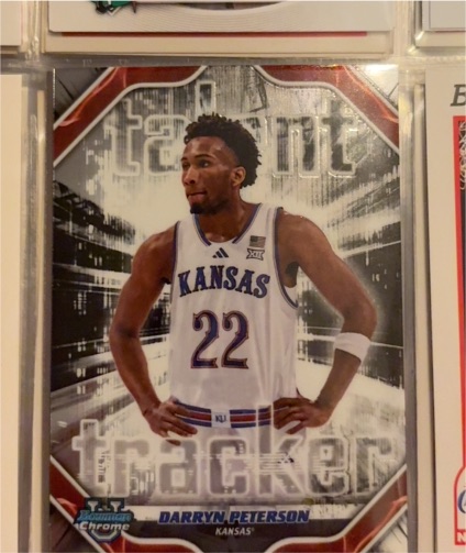 2025 Bowman Chrome Talent Tracker #TT-2 Darryn Peterson — front