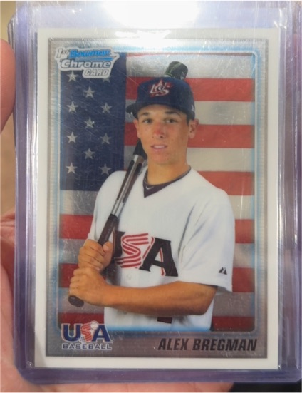 2010 Bowman Chrome Draft Picks & Prospects #BDPP95 Alex Bregman — front