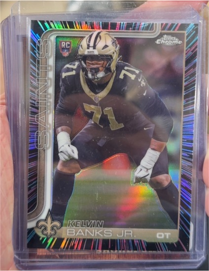 2025 Topps Chrome #378 Kelvin Banks Jr. — front
