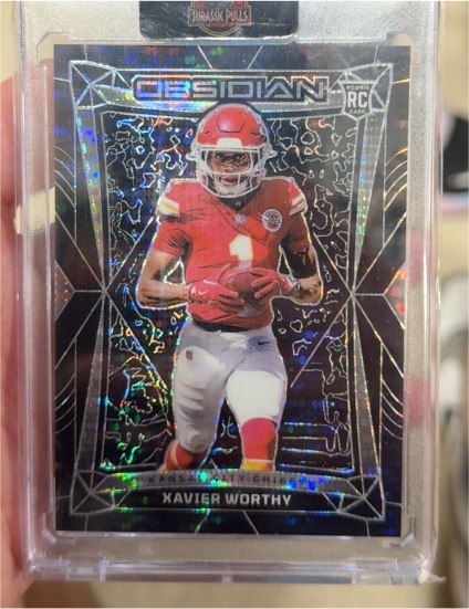 2024 Panini Obsidian #96 Xavier Worthy — front