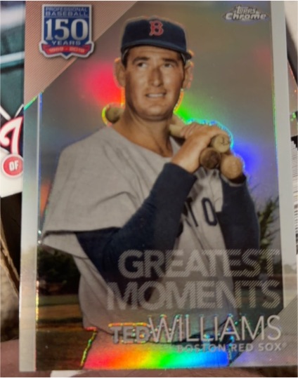 2019 Topps Chrome Update #150C-12 Ted Williams Boston Red Sox — front