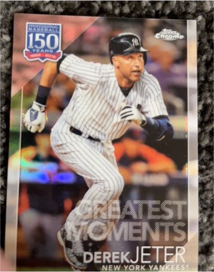 2019 Topps Chrome Update #150C-23 Derek Jeter Greatest Moments — front