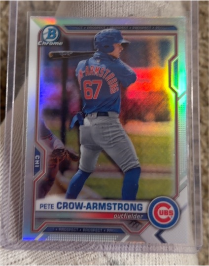 2021 Bowman Draft Chrome #BDC-12 Pete Crow-Armstrong — front