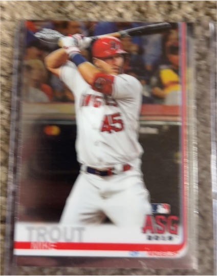 2019 Topps Chrome Update All-Star Game #76 Mike Trout — front
