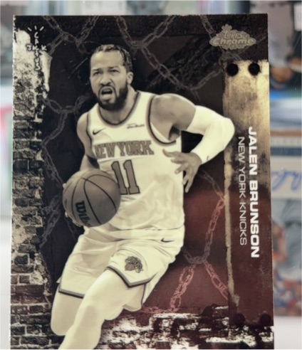 2025-26 Topps Chrome Cactus Jack #4 Jalen Brunson — front