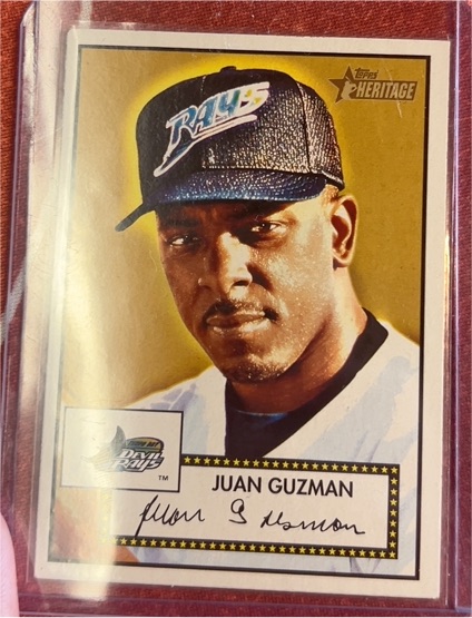 2001 Topps Heritage #247 Juan Guzman — front