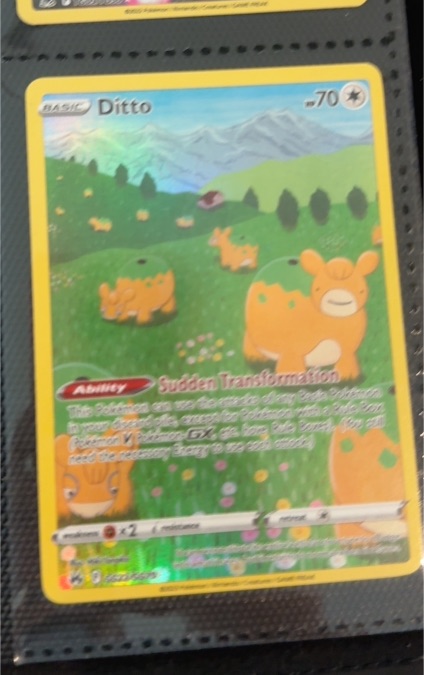 2023 Pokémon Crown Zenith #GG22 Ditto Galarian Gallery — front