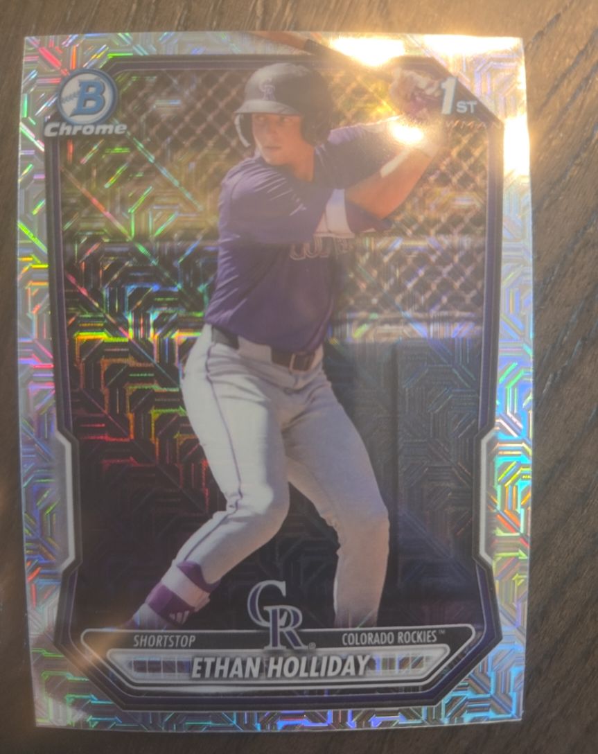 2026 Bowman Chrome #BCP-1 Ethan Holliday — front