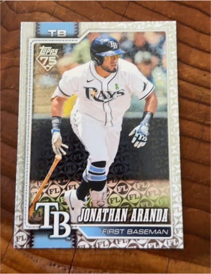 2026 Topps Series 1 #326 Jonathan Aranda — front