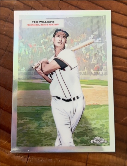 2025 Topps Chrome Platinum #55DH-7 Ted Williams/Carl Yastrzemski Doubleheader — front