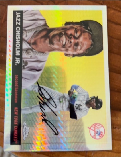 2025 Topps Chrome Platinum #130 Jazz Chisholm Jr. — front