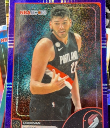 2025-26 Topps NBA Hoops #110 Donovan Clingan — front
