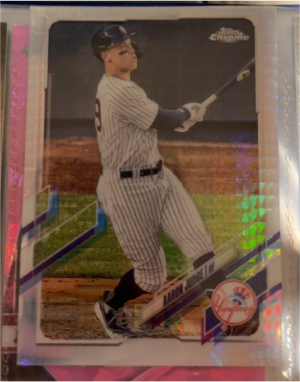 2021 Topps Chrome #99 Aaron Judge — front