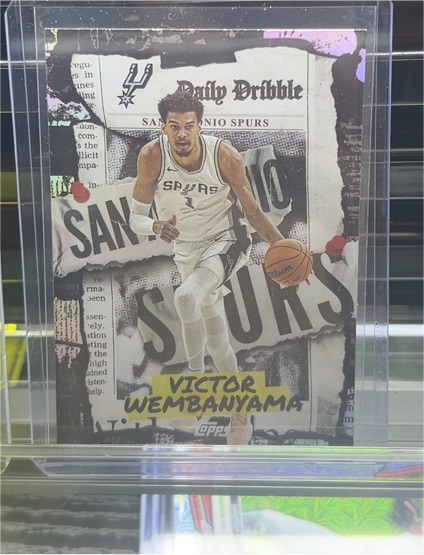 2025-26 Topps The Daily Dribble #DD-11 Victor Wembanyama — front