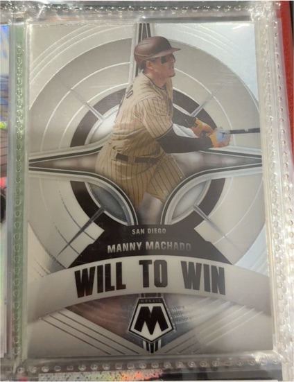 2022 Panini Mosaic Will to Win #WW-3 Manny Machado — front