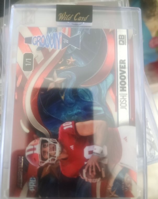 2026 Wild Card Groovin 1/1 Josh Hoover — front