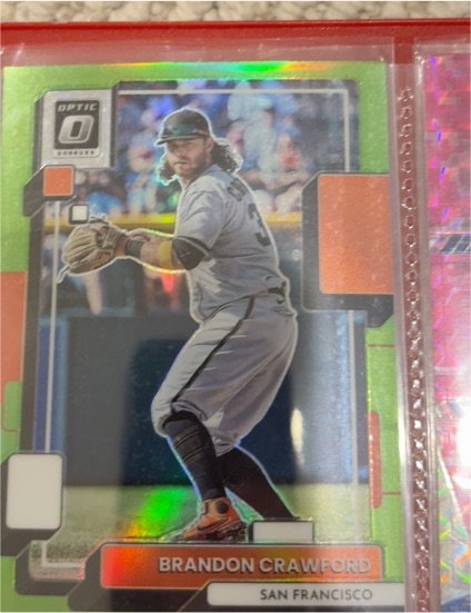 2022 Donruss Optic #168 Brandon Crawford — front