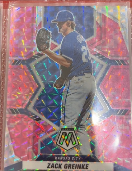2022 Panini Mosaic #17 Zack Greinke — front