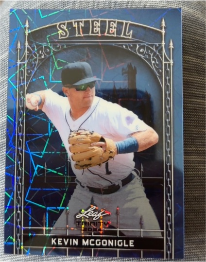 2024 Leaf Trinity #S-60 Kevin McGonigle Steel — front