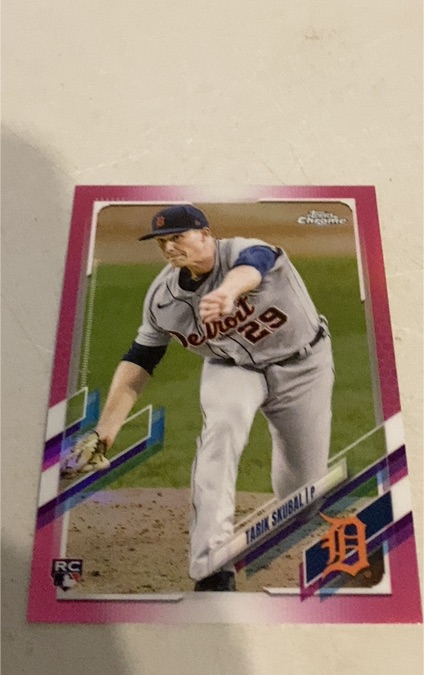 2021 Topps Chrome #103 Tarik Skubal — front