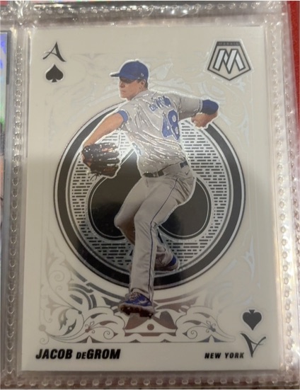 2022 Panini Mosaic #A-1 Jacob deGrom Aces — front