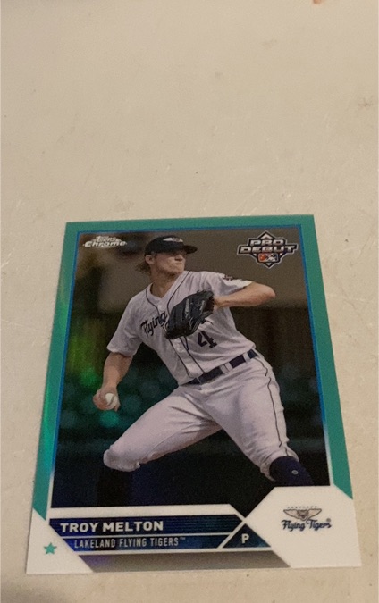 2023 Topps Pro Debut Chrome #PDC-148 Troy Melton — front