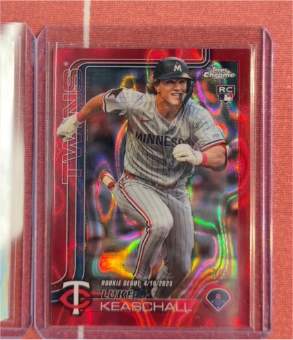 2025 Topps Chrome Update #USC134 Luke Keaschall — front