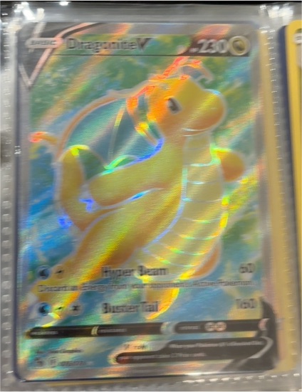 2022 Pokémon Dragonite V Full Art #076/078 — front