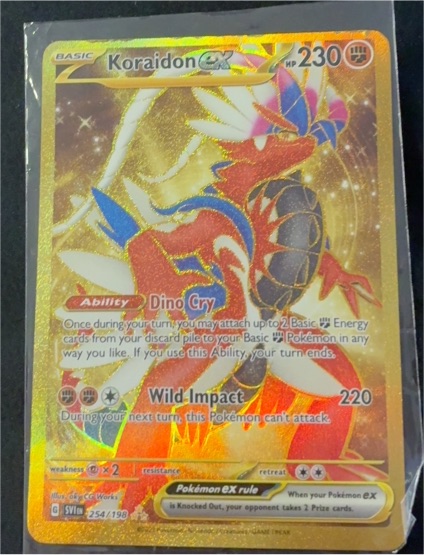 2023 Scarlet & Violet #254 Koraidon ex — front