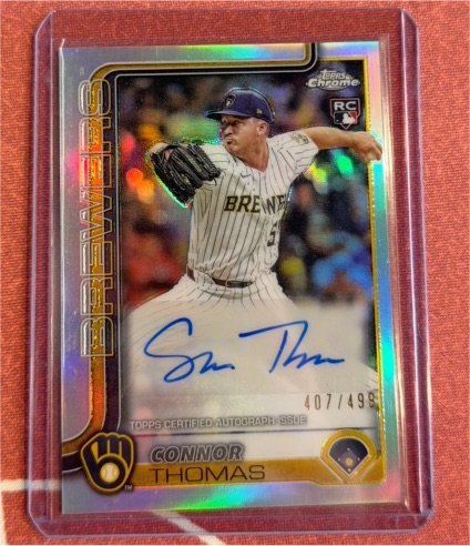 2025 Topps Chrome Update #AC-CT Connor Thomas — front