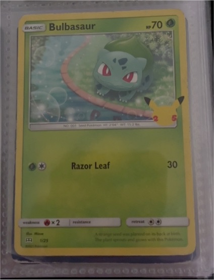2021 McDonald's Collection #1 Bulbasaur — front
