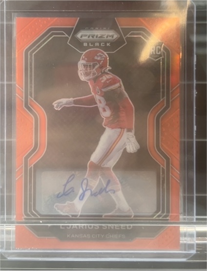 2020 Panini Chronicles Prizm Black #PB-24 L'Jarius Sneed — front