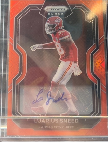 2020 Panini Chronicles Prizm Black #PB-24 L'Jarius Sneed — front