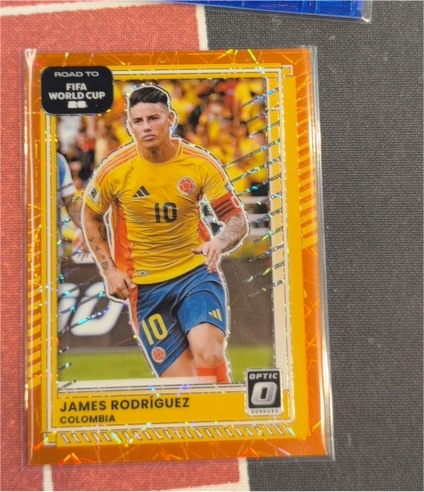 2025-26 Panini Donruss Road to FIFA World Cup Optic #123 James Rodriguez Colombia — front