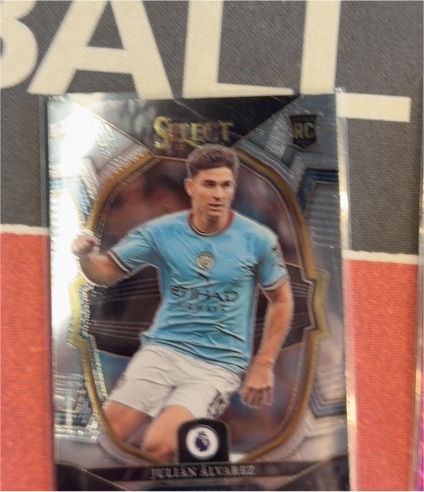 2022-23 Panini Select Premier League #62 Julián Álvarez Terrace Rookie — front