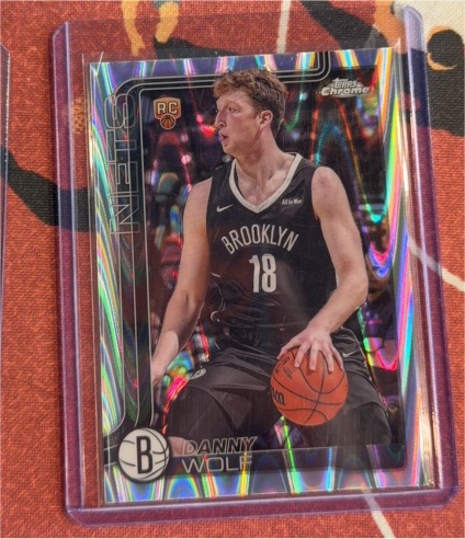 2025-26 Topps Chrome #277 Danny Wolf — front