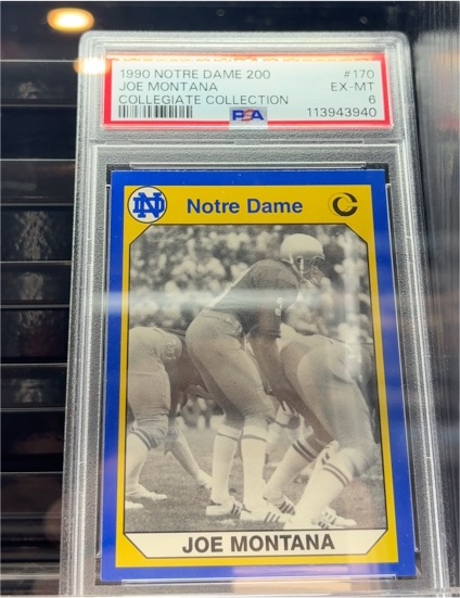 1990 Notre Dame Collegiate Collection #170 Joe Montana — front