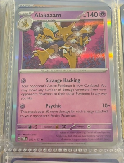 2024 Pokémon TCG #082 Alakazam — front