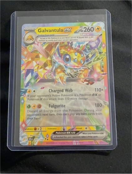 2024 Pokémon TCG #051 Galvantula EX — front
