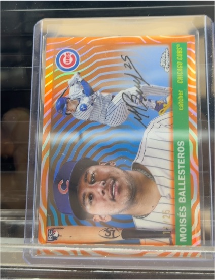 2025 Topps Chrome Platinum #216 Moises Ballesteros — front