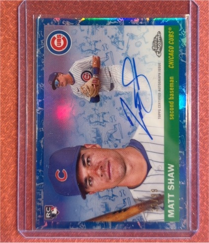 2025 Topps Chrome Platinum #CPA-MA Matt Shaw — front