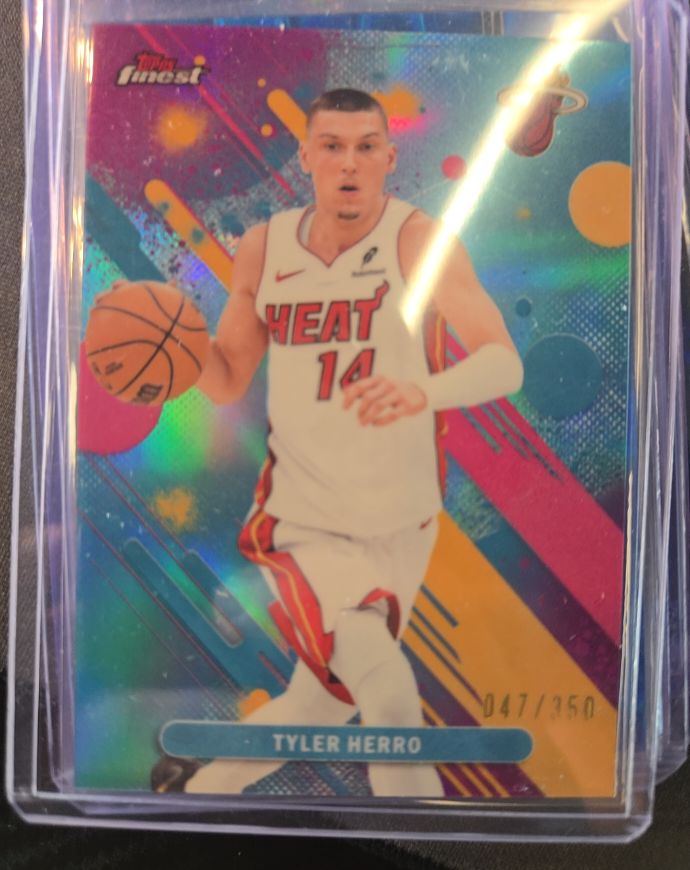 2026 Topps Finest #50 Tyler Herro — front