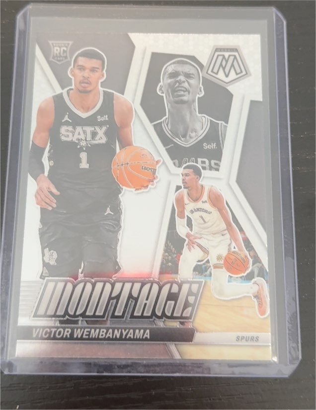 2023-24 Panini Mosaic #7 Victor Wembanyama — front