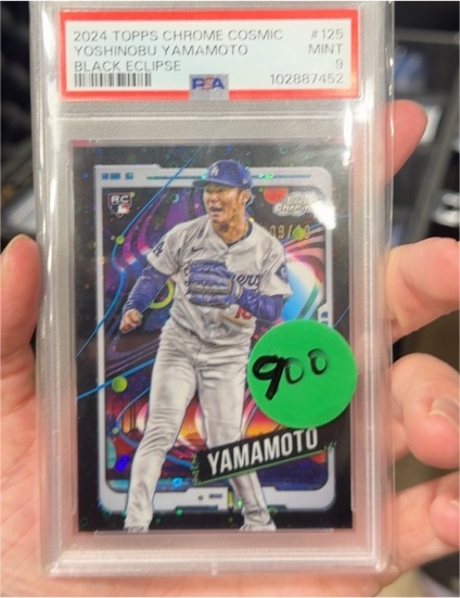 2024 Topps Chrome Cosmic #125 Yoshinobu Yamamoto — front