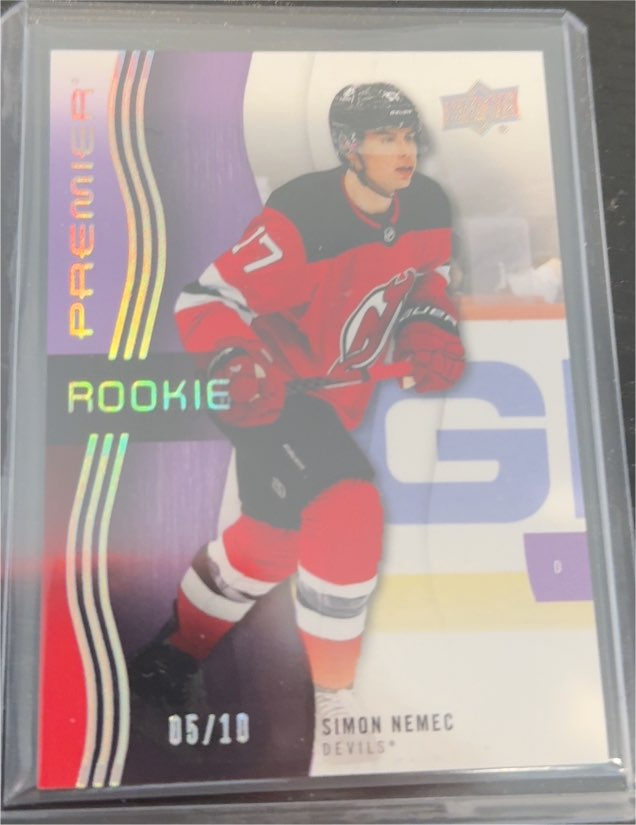 2023-24 Upper Deck Premier #109 Simon Nemec Rookie — front