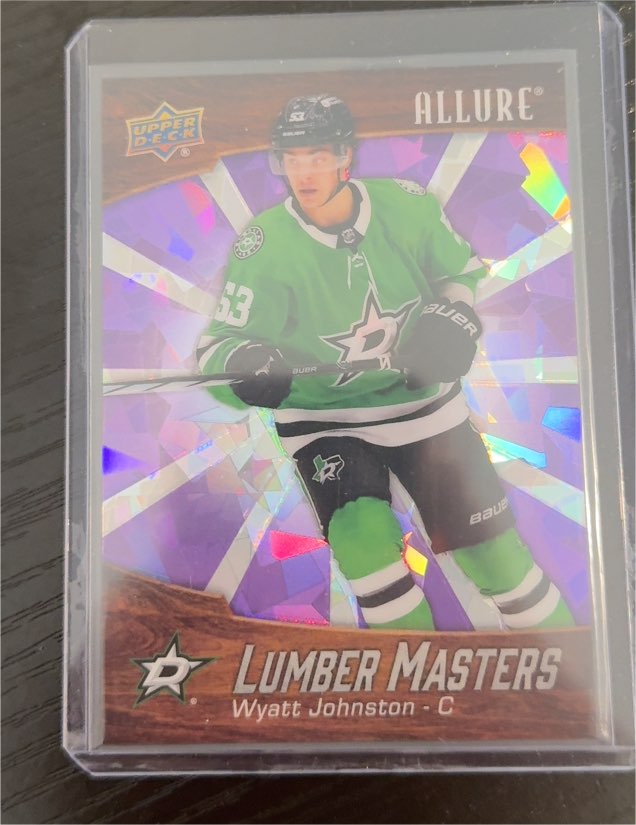 2023-24 Upper Deck Allure Lumber Masters #LM-14 Wyatt Johnston — front