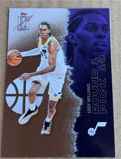 2024 Topps Signature Class #17 Cody Williams — front