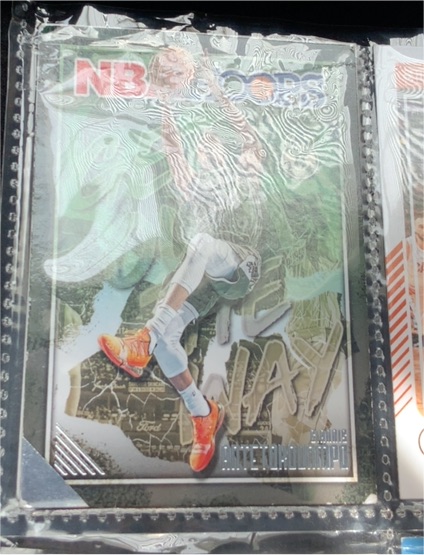 2019-20 Panini NBA Hoops Premium Stock #17 Giannis Antetokounmpo — front